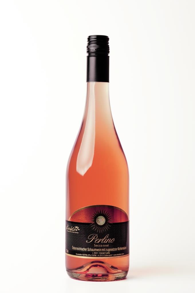 Bild von Kerblers Sekt Perlino secco rose